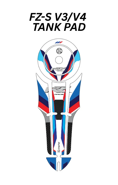 Tank Pad Compatible with FZ-S V3/V4 | FZ-S V3 Sticker, Pack Of 1